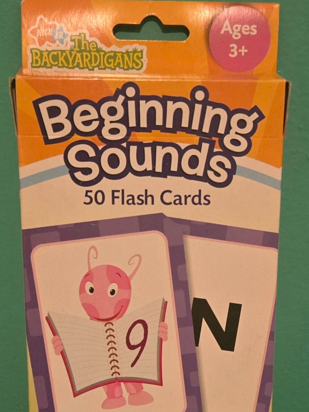 The Backyardigans Beginning Sounds Set of 50 Flash Cards- New